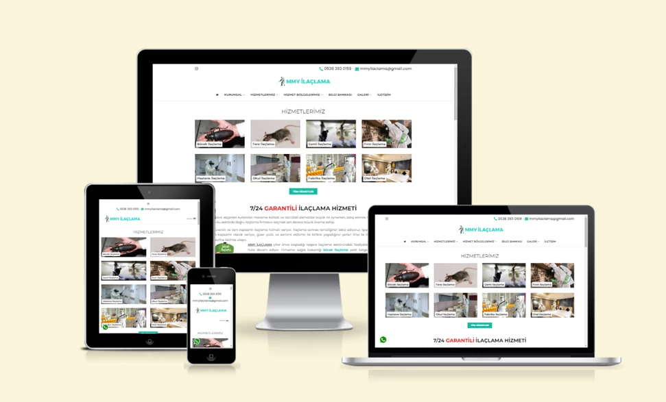 MMY İlaçlama Web Sitesi