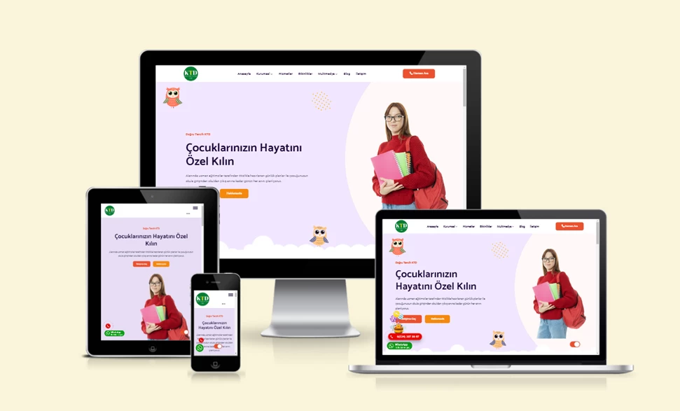 KTD Özel Ders Web Sitesi
